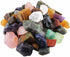 Rockcloud 1 lb Natural Crystals Raw Rough Stones for Cabbing,Tumbling,Cutting,Lapidary,Polishing,Reiki Crytsal Healing,Colorful Mixed Stones