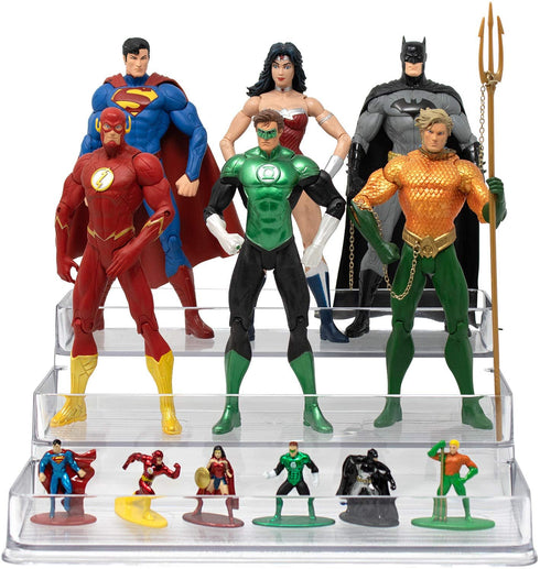 Sorbus 3-Tier Plastic Spice Rack Step Shelf Organizer for Kitchen Pantry, Cabinet, Countertops, Bathroom, Desk, Clear Plastic (2-Pack)