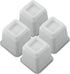 Ihomepark 5 Inch Bed Risers, Heavy Duty Couch Riser, Bed Frame Lift for Couch, Tables, Chair, Desk, Sofa and Bunk Bedpost, Set of 4(White).