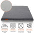 Comfortable Chair Cushion for Dining Chairs, DYNMC YOU Memory Foam Chair Pads - Kitchen Chair Cushions - Non Slip Chair Pads, Perfect Degree of Stability, Washable Cover, Nordic Style , Grey