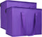 2-Pack Insulated Reusable Grocery Bag with Zippered Top, XL, Large, Frozen Foods Cold, Cooler Shopping Accessories, Insullated Bags, Purple