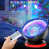 Ocean Wave Projector,Night Light Lamp 360° Roting with 8 Nebula Modes,LED Light Projector,Galaxy Projector with Timer, Remote Control, Speaker USB Turn Wiring, 6 Sleep Aid Sound