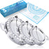 Dumpling Maker Press Set of 3 Molds BONUS Pastry Mat, Empanada Press for Cooking Pierogi Ravioli Turnover Wrappers, Stainless Steel Dumpling Mould - Pack of 3 Sizes with Silicone Dough Mat