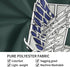 Attack On Titan Survey Corps-Tapestry Wall Hanging Room Art Home Decoration Gift Bedroom Decor Living Room Door Curtain Balcony 60*51 In