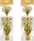 Beistle 2 Piece Metallic Plastic Gold Gleam N Burst 50th Wedding Anniversary Centerpiece Birthday Party Table Decorations, 15"