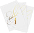 Bliss Collections Table Numbers, Gold Foil, Double-Sided Cards Plus Head Table Card for Your Wedding, Reception, Anniversary, Birthday Party or Celebration, 4"x6" (1-40 Plus Head Table Card)
