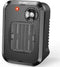 andily 500W Space Electric Small Heater for Home&Office Indoor Use on Desk with Safety Power Switch PTC BLACK