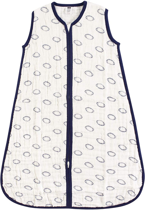 Hudson Baby Unisex Muslin Cotton Sleeveless Wearable Sleeping Bag, Sack, Blanket