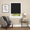 Achim Home Furnishings 123CO36B24 Cordless 1-2-3, 36" x 75", Black Vinyl Room Darkening Pleated Window Shade