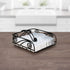 Spectrum Diversified Scroll Deco Flat Holder with Weighted Arm, Traditional-Style Napkin Dispenser, Sturdy Steel Kitchen & Dining Room D©cor