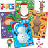 Christmas Stickers for Kids Christmas Party Favors for Kids Christmas Gifts for Kids Christmas Sticker Sheets Kids Classroom Rewards Christmas DIY Stickers for 24 Players