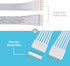 Litcessory Extension Cable for Philips Hue Lightstrip Plus (10ft, 1 Pack, White - Standard 6-PIN V3)