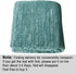 AMIDA - Blue Entryway Rug Washable Non-Slip Backing - 3'—5' Contemporary Modern Abstract Stripe Door Mat Turquoise and Dark Green- Flat Weave - Easy Care ,Available for Kitchen and Bedroom