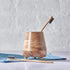 Folkulture Toothbrush Holder for Bathroom, Tooth Brushing Holder for Bathrooms, Modern Wooden Holder for Tooth Brushes and Toothpaste, Acacia Wood, 4 x 3 Inches, Natural Finish