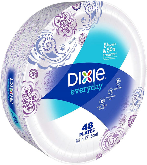 Dixie 48pk 8 1/2 in plates (pack of 2)