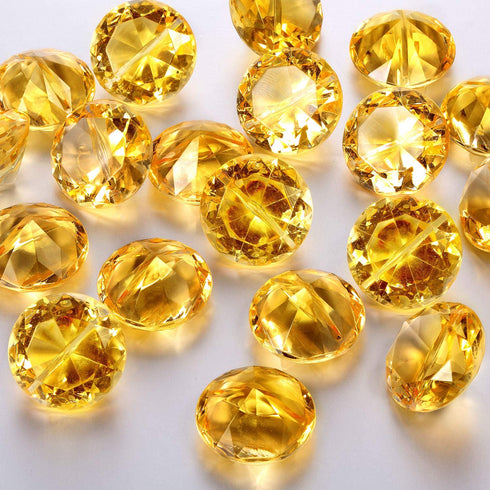 Boao 24 Pack Place Card Holders Harp-Clip Table Number Holder Diamond Acrylic Crystal Table Card Stands for Party Wedding Table Decorations (Gold)