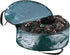 Wreath Storage Bag- 24? Round- Protect Holiday, Easter, Fall & Christmas Artificial Wreaths & Garland- Zippered Tote with Handles by Elf Stor (Green)