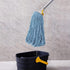 (3 Pack) Commercial Mop Head Replacement, Blue Cotton Looped End String, Industrial Cleaning Mop Heads Replacements Refill