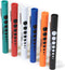Primacare DL-9224 Pack of 6 Disposable Diagnostic Penlight with Imprinted Pupil Gauge, Lightweight and Moulded Plastic Body Medical Pen Light for Nurse, Student, Doctors EMT, Multicolor