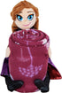 Disney Frozen 2, "Dandelion Anna" Character Shaped Pillow and Fleece Throw Blanket Set, 40" x 50", Multi Color, 1 Count