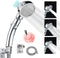 Shower Head,The third generation Hand Shower,shower head,Angle adjustable Increase Pressure and Save Water,Equipped with Explosion-proof Encryption Hose and Shower Head Bracket