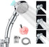 Shower Head,The third generation Hand Shower,shower head,Angle adjustable Increase Pressure and Save Water,Equipped with Explosion-proof Encryption Hose and Shower Head Bracket