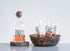 Creative Co-Op Enjoy Stemless Champagne Glass, Clear
