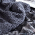 EHEYCIGA Faux Fur Sherpa Blanket Throw, Grey Tie-dye Fuzzy Plush Fluffy Soft Sherpa Fleece Throw Blanket for Sofa, Couch and Bed- 50x65 Inches