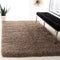 Safavieh Polar Shag Collection PSG800C Solid Glam 3-inch Extra Thick Area Rug, 3' x 5', Mushroom