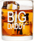 Dad Gift on Father™s Day, Novelty Big Daddy Whiskey Glass, Old Fashioned Glasses, Unique Scotch Glass for Dad, New Dad, Husband, friends, Gift on Father™s Day, Birthday, Christmas, 10 Oz