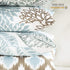 Phantoscope Set of 4 New Living Series Decorative Blue and Coffee Throw Pillow Case Cushion Cover 18 x 18 inches 45 x 45 cm
