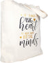 ElegantPark Teacher Gifts Set of 2 Teacher Appreciation Gift Canvas Teacher Bag and Tote with Pocket Canvas Teacher Tote Bag Glitter
