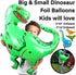 Dinosaur Party Decorations, Dinosaur Birthday Party Supplies for Boys Girls, Dino Party Decorations with Jurassic Park Themed, Godzilla T Rex Balloons, ROAR for Kids first, 2, 3, 4 year old (SILVER)