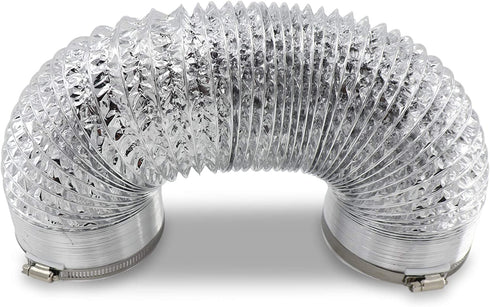 Appliance Pros AP-4395481 8ft Insulated Dryer Vent Hose, Outdoor Indoor Vent Kit for Dryer Connector 4396009R, Flexible and Insulated Dryer Duct