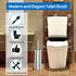 Toilet Brush, Compact Freestanding Stainless Steel Toilet Bowl Brush and Holder for Bathroom, Designed for Deep Cleaning, Space Saving, and Durability