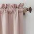 Sun Zero Barrow Energy Efficient Rod Pocket Curtain Single Panel, 54" x 84", Blush Pink