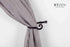 RTZEN Decorative Small Curtain Holdbacks - Set of 2 - Wrought Iron Window Drapery Tiebacks - Handmade Rod Drape Tieback Black Hooks - Rot Metal Drapes Hangers - Unique Hand Craft Décor