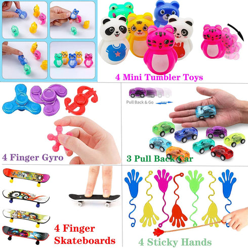 Beilunt 50 Pcs Party Favors for Kids Toy Assortment Bundle,Classroom Rewards,Carnival Prizes,Pinata Filler,Goodie Bag Christmas Stocking Stuffers Toys,Treasure Box Birthday Gift for Boy Girl