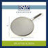 RSVP International Splatter Screen, One Size - Fine Mesh Stainless Steel, 10" in Diameter with 6.25" Handle |Keeps its Shape & Construction Over Time | Dishwasher Safe, 10 Inch, Multi Color