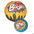 Superhero Hanging Paper Lanterns - Set of 6, Comes in 2 Sizes - Comic Birthday Party Decor