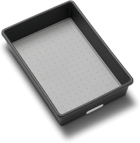 madesmart - 29696 Classic 9.75" x 6.75" Bin - Granite | CLASSIC COLLECTION | Soft-grip Lining and Non-slip Rubber Feet | BPA-Free