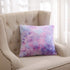 Muchique Pack of 2 Soft Plush Faux Fur Tie Dye Decorative Throw Pillow Covers- Fuzzy Cushion Cases/Pillowcases for Sofa, Bedroom, Living Room, Square 16 X 16 Inches, Purple
