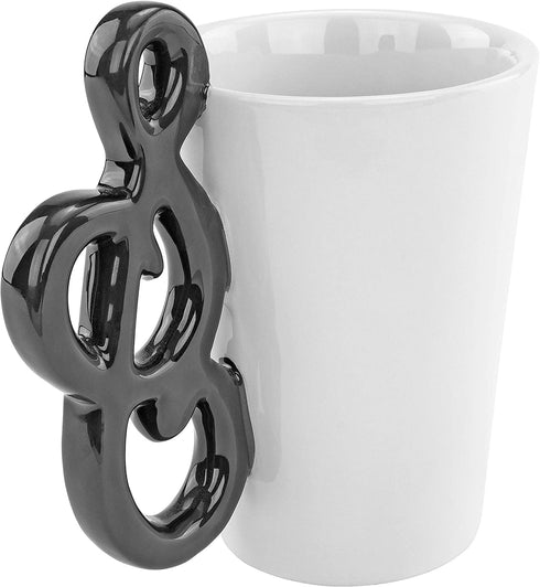Clef Note Musical Novelty Mug - Fairly Odd Novelties - Fun Coffee Tea Band Gift