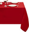 Obstal 210GSM Rectangle Table Cloth - Heavy Duty Water Proof Microfiber Tablecloth, Decorative Fabric Table Cover for Outdoor and Indoor Use (Rio Red, 70 x 70 Inch)