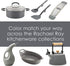 Rachael Ray Accessories Kitchen Pantryware Multi Purpose/Salad Serveware/Melamine Garbage Bowl, 4 Liters, Sea Salt Gray