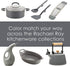 Rachael Ray Tools and Gadgets Spoon, Slotted and Solid Turners Set/ Cooking Utensils - 3 Piece, Gray