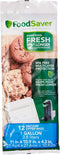 FoodSaver 1-Gallon Vacuum Zipper Bags, 12 Count, Multi