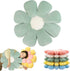 Flower Pillow Flower Floor Pillow Cute Pillows Aesthetic Daisy Pillow Flower Floor Pillow Seating Cushion Flower Pillow Indie Flower Shaped Pillow (Green)