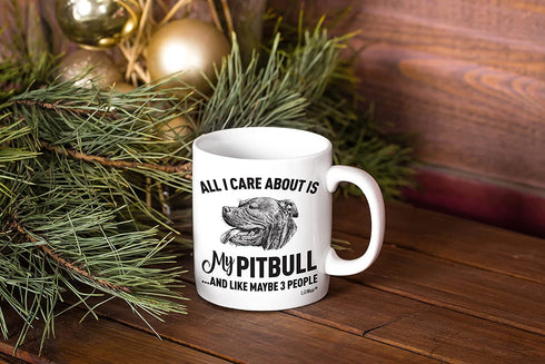 Pitbull Mom Gifts Mug For Christmas Women Men Dad Decor Lover Decorations Stuff I Love Pitbull Coffee Accessories Talking Art Apparel Funny Birthday Gift Home Supplies Products Dog Coffee Cup Mugs