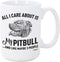 Pitbull Mom Gifts Mugs For Christmas Women Men Dad Decor Lover Decorations Stuff I Love Pitbull Coffee Accessories Talking Art Apparel Funny Birthday Gift Home Supplies Products Dog Coffee Cup Mugs